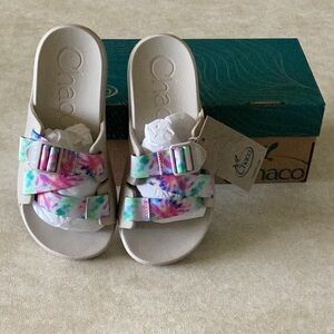 NWT Chaco Light Tie Dye in Beige Size 7